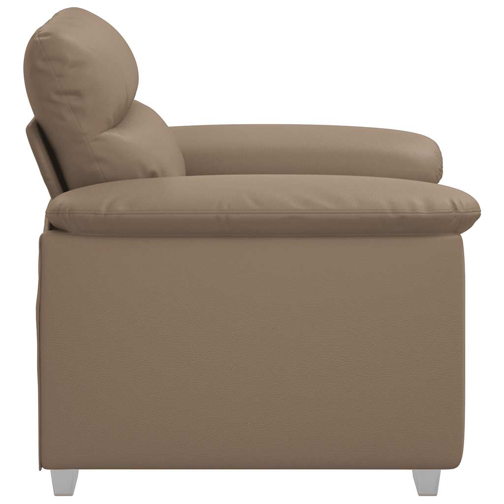 Sessel Cappuccino-Braun 60 cm Kunstleder
