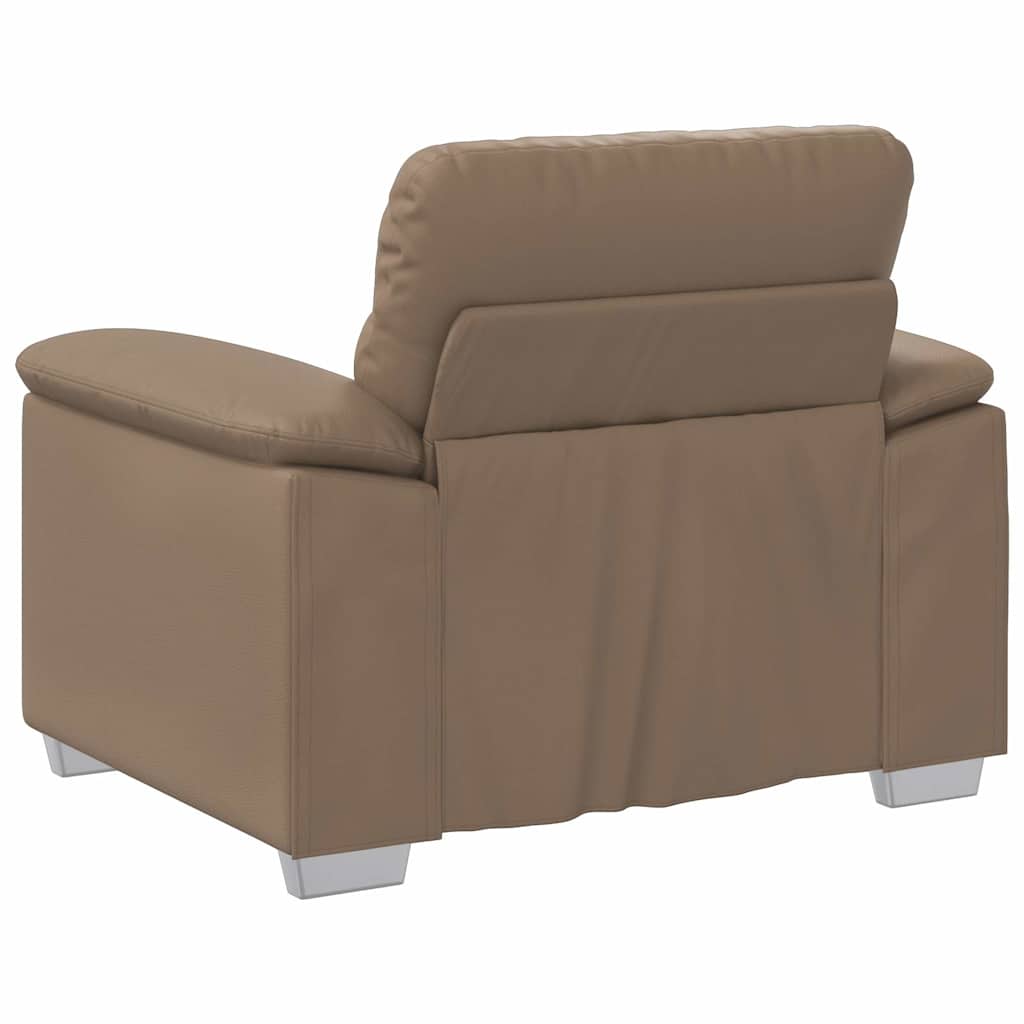 Sessel Cappuccino-Braun 60 cm Kunstleder