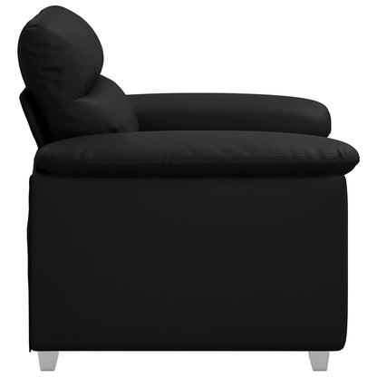 Sessel Schwarz 60 cm Kunstleder