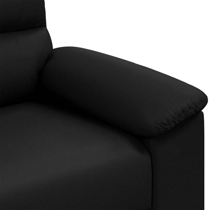 Sessel Schwarz 60 cm Kunstleder