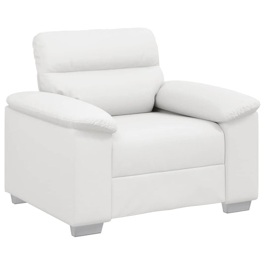 Sessel Weiß 60 cm Kunstleder