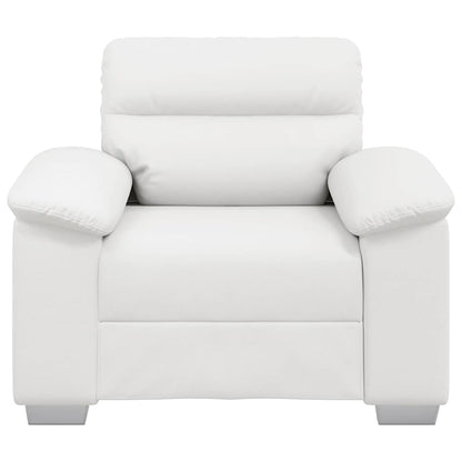 Sessel Weiß 60 cm Kunstleder