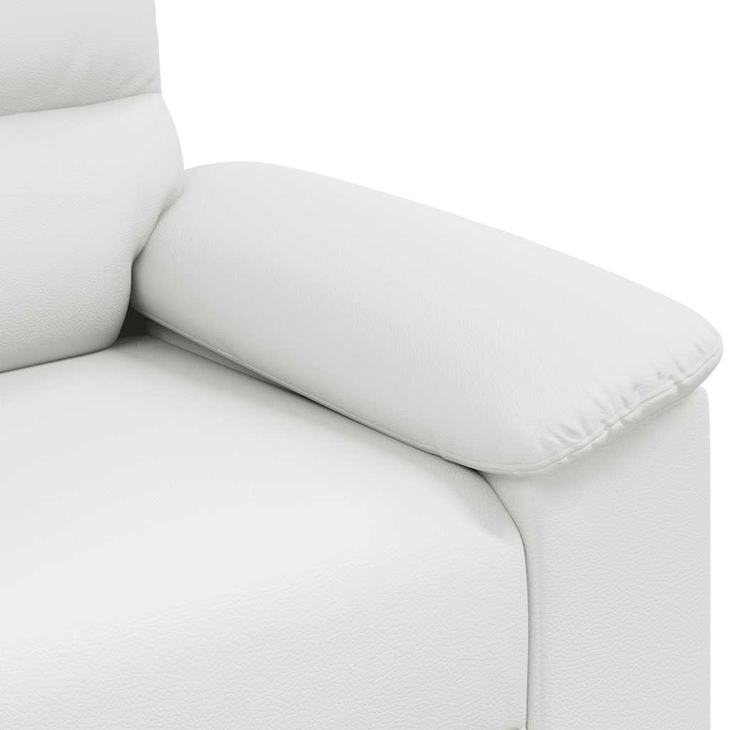 Sessel Weiß 60 cm Kunstleder