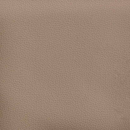 2-Sitzer-Sofa Cappuccino-Braun 120 cm Kunstleder