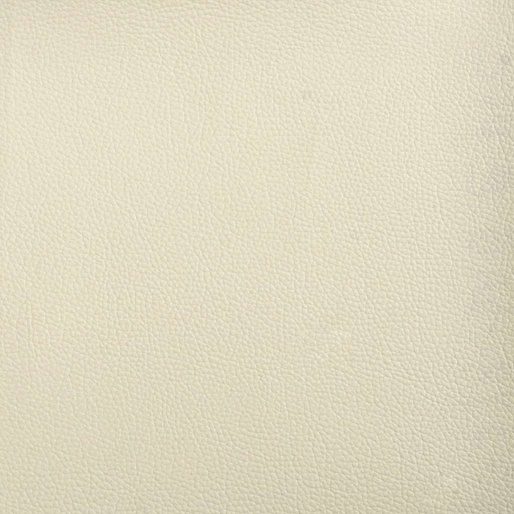 2-Sitzer-Sofa Creme 140 cm Kunstleder