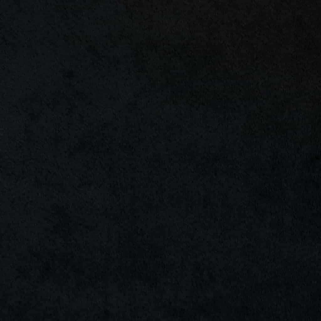 Vorhänge mit Vorhängen 2 pcs Schwarz 140 x 245 cm Samt