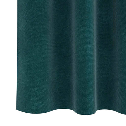 Vorhänge mit Vorhängen 2 pcs Dunkelgrün 140 x 245 cm Samt