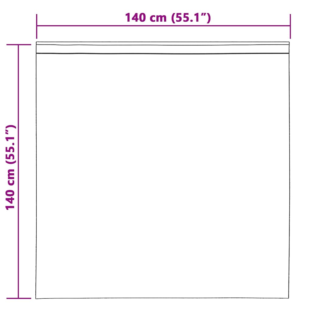 Vorhänge mit Vorhängen 2 pcs Dunkelgrau 140 x 140 cm Samt