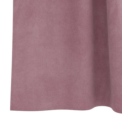 Vorhänge mit Vorhängen 2 pcs Dunkelrosa 140 x 140 cm Samt