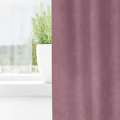 Vorhänge mit Vorhängen 2 pcs Dunkelrosa 140 x 140 cm Samt