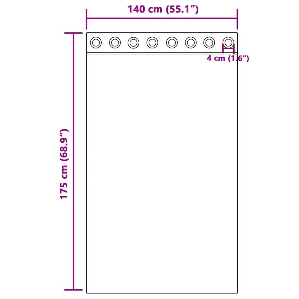 Vorhänge mit Vorhängen 2 pcs Hellgrau 140 x 175 cm Samt