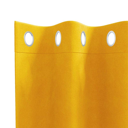 Vorhänge mit Vorhängen 2 pcs Senfgelb 140 x 225 cm Samt