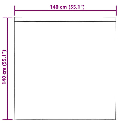 Vorhänge mit Vorhängen 2 pcs Hellgrau 140 x 140 cm Samt