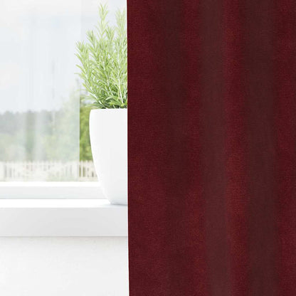 Vorhänge mit Vorhängen 2 pcs Weinrot 140 x 245 cm Samt