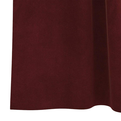 Vorhänge mit Vorhängen 2 pcs Weinrot 140 x 260 cm Samt