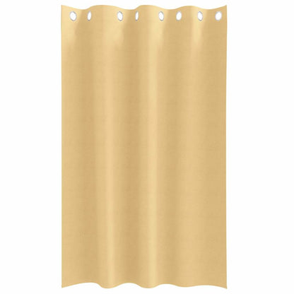 Vorhänge mit Vorhängen 2 pcs Beige Polyester