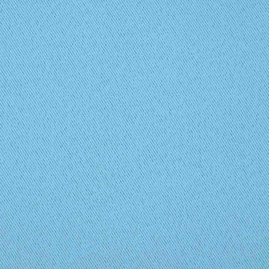 Verdunkelungsvorhänge mit Vorhängen Himmelblau Polyester
