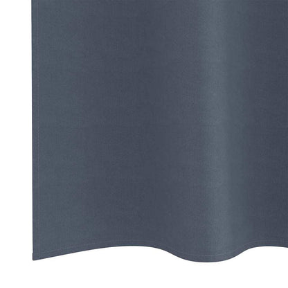 Vorhänge mit Vorhängen 2 pcs Anthrazit Polyester