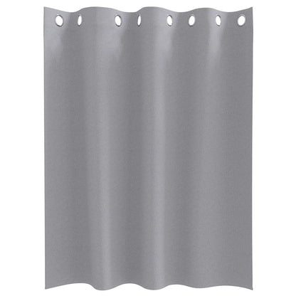 Vorhänge mit Vorhängen 2 pcs Hellgrau Polyester