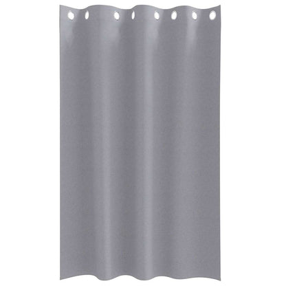 Vorhänge mit Vorhängen 2 pcs Hellgrau Polyester