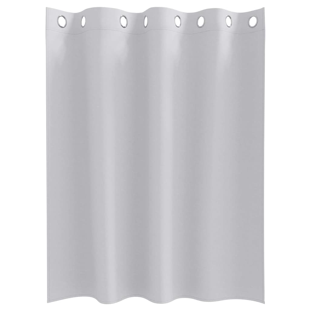 Vorhänge mit Vorhängen 2 pcs Hellgrau Polyester