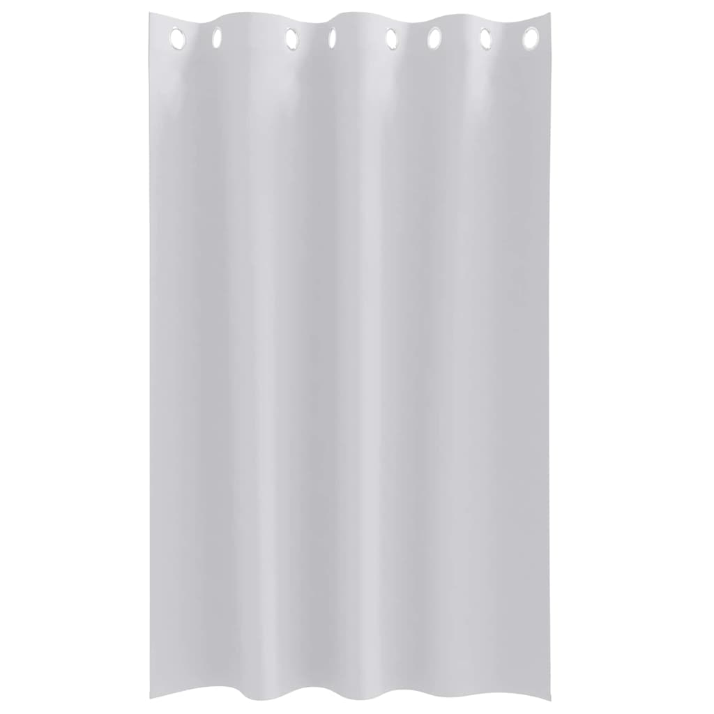 Vorhänge mit Vorhängen 2 pcs Hellgrau Polyester