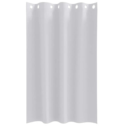 Vorhänge mit Vorhängen 2 pcs Hellgrau Polyester