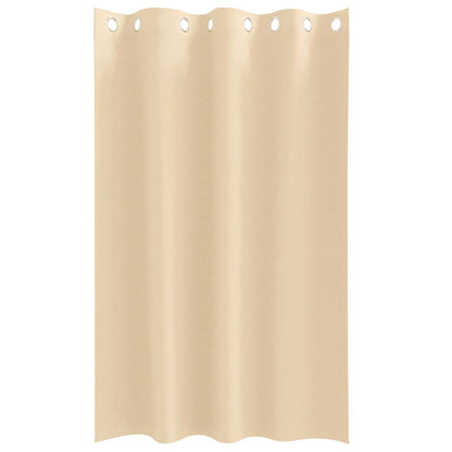 Vorhänge mit Vorhängen 2 pcs Creme Polyester