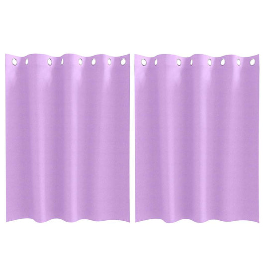 Vorhänge mit Vorhängen 2 pcs Lila Polyester