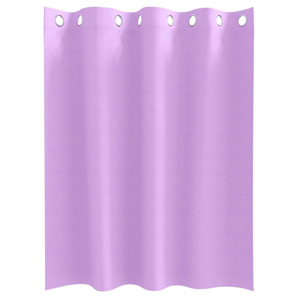 Vorhänge mit Vorhängen 2 pcs Lila Polyester