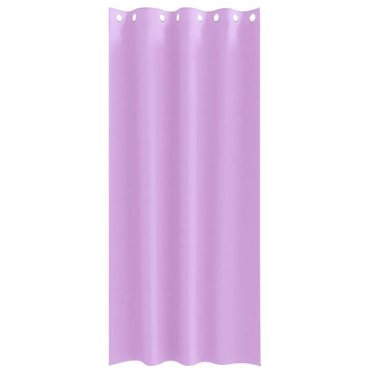 Vorhänge mit Vorhängen 2 pcs Lila Polyester