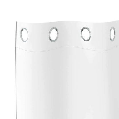 Vorhänge mit Vorhängen 2 pcs Reinweiß Polyester