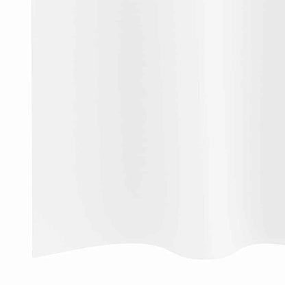 Vorhänge mit Vorhängen 2 pcs Reinweiß Polyester
