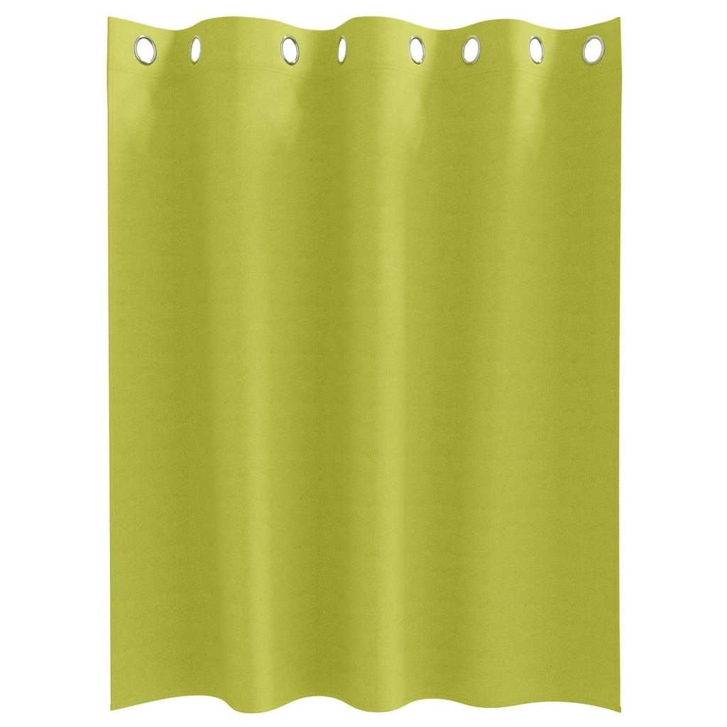 Vorhänge mit Vorhängen 2 pcs Apfelgrün Polyester