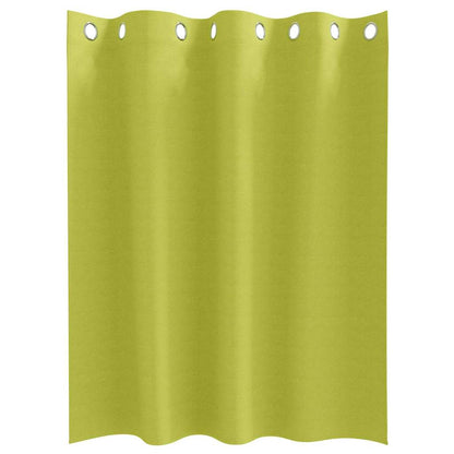 Vorhänge mit Vorhängen 2 pcs Apfelgrün Polyester