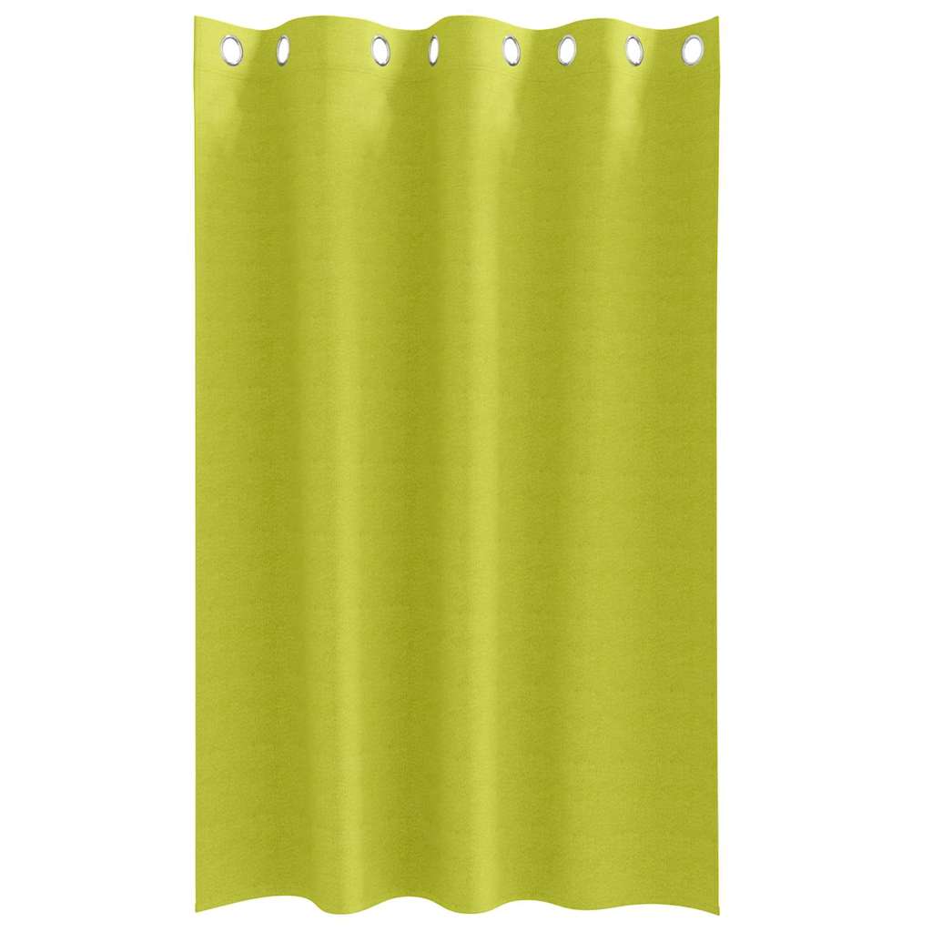 Vorhänge mit Vorhängen 2 pcs Apfelgrün Polyester