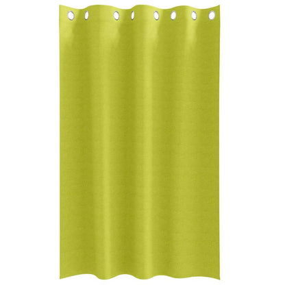 Vorhänge mit Vorhängen 2 pcs Apfelgrün Polyester