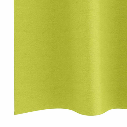 Vorhänge mit Vorhängen 2 pcs Apfelgrün Polyester