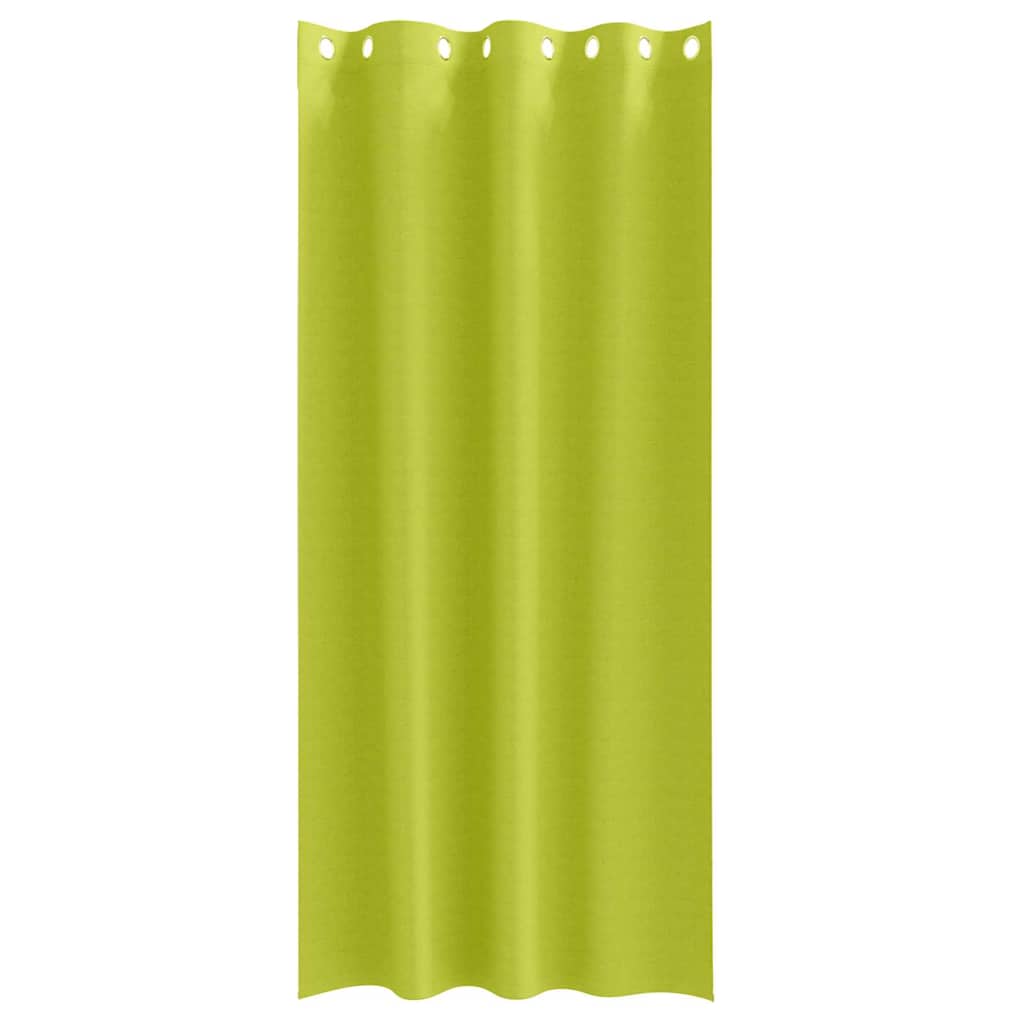 Vorhänge mit Vorhängen 2 pcs Apfelgrün Polyester