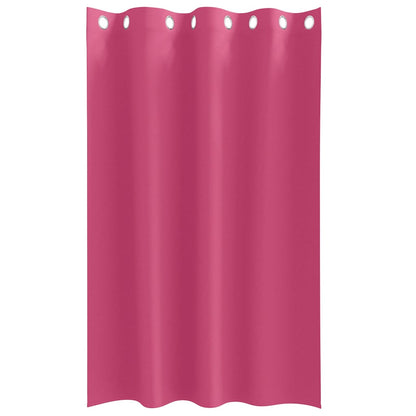 Vorhänge mit Vorhängen 2 pcs Leuchtendes Pink Polyester