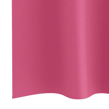 Vorhänge mit Vorhängen 2 pcs Leuchtendes Pink Polyester