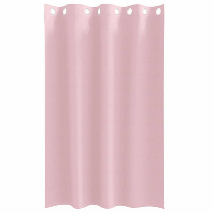 Vorhänge mit Vorhängen 2 pcs Baby Pink Polyester