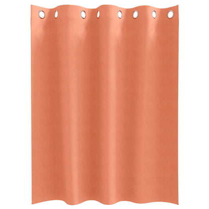 Vorhänge mit Vorhängen 2 pcs Terrakotta Polyester