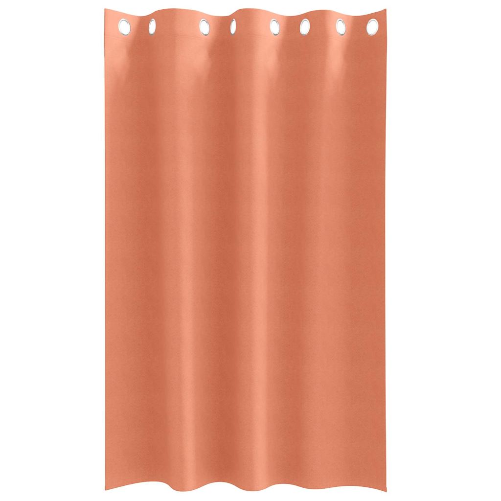 Vorhänge mit Vorhängen 2 pcs Terrakotta Polyester