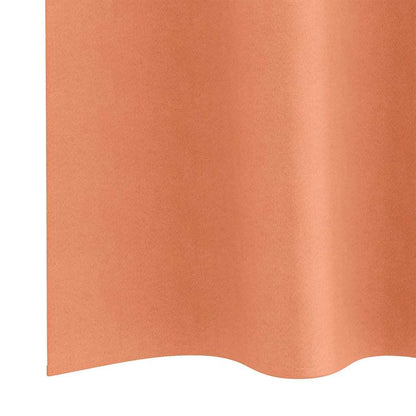 Vorhänge mit Vorhängen 2 pcs Terrakotta Polyester