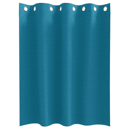 Vorhänge mit Vorhängen 2 pcs Türkis Polyester