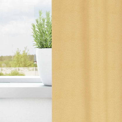 Verdunkelungsvorhänge mit Vorhängen Beige Polyester
