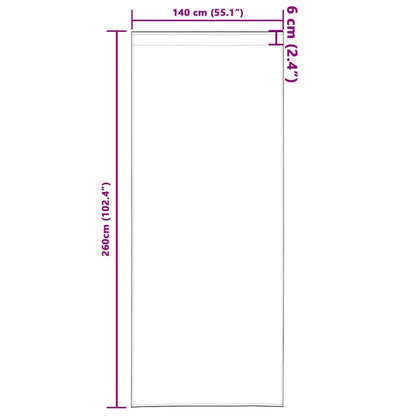 Vorhänge mit Vorhängen 2 pcs Dunkelbraun Polyester