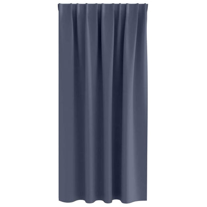 Vorhänge mit Vorhängen 2 pcs Anthrazit Polyester
