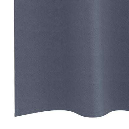 Vorhänge mit Vorhängen 2 pcs Anthrazit Polyester